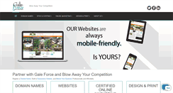Desktop Screenshot of galeforcewebpros.com